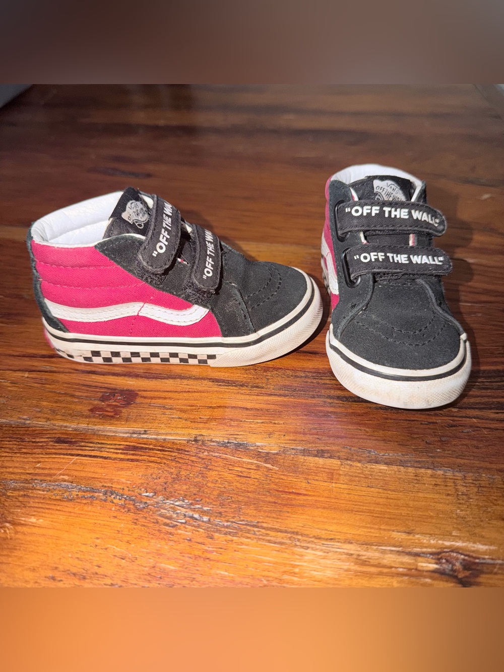 Vans Toddler Sk8-Hi Velcro Sneakers Size 5.5